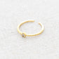 Damen Ring 'Stone' gold
