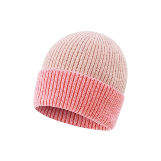 Damen Strickmütze 'Colorblock' rosa/coral