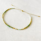 Damen Armband Single 'Miyuki Perlen' grün/mint/gold