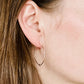 Damen Ohrringe Creolen 'Toho Hoops' Seed Perlen rot/pink