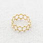 Damen Ring 'Beehive' gold
