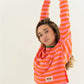 Damen T-Shirt LS 'Núria' rosa/orange