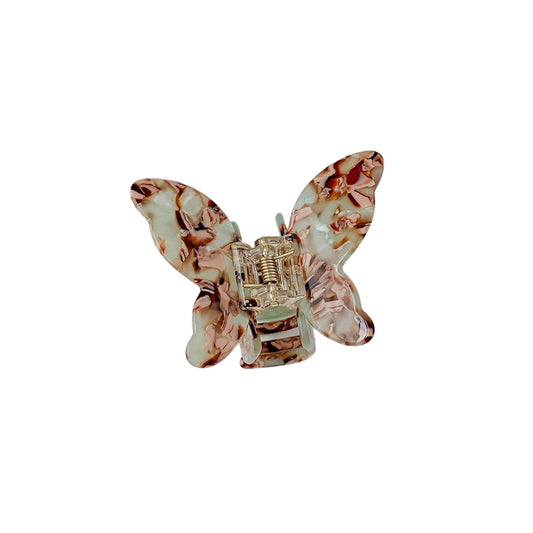 Damen Haarklammer Schmetterling multicolor