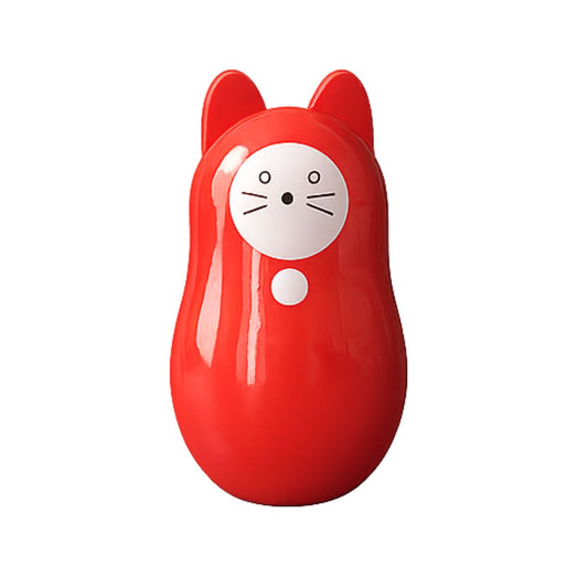 Daruma-Neko: ERREICHE DEIN ZIEL! Glückskatze rot