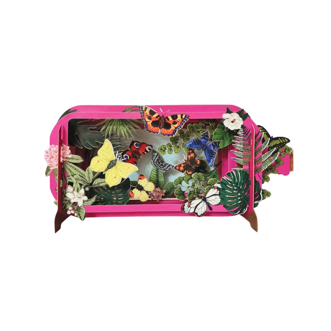 Dimensionale Pop Up Karte 'Schmetterling'