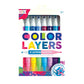 Doppelseitige Layering-Marker  Farbe über Farbe malen