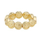 Elastischer Damen Ring 'Smileys' gold