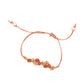 Ethnisches Makramee-Armband mit Honigwabenperlen