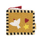 Etui 'Bird' mustard multicolour