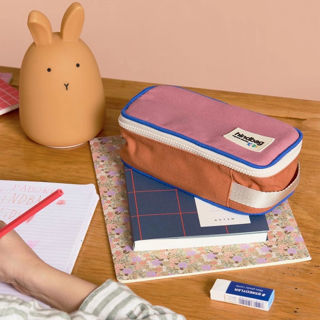 Federmäppchen Tricolore 'Max' rosa/blush