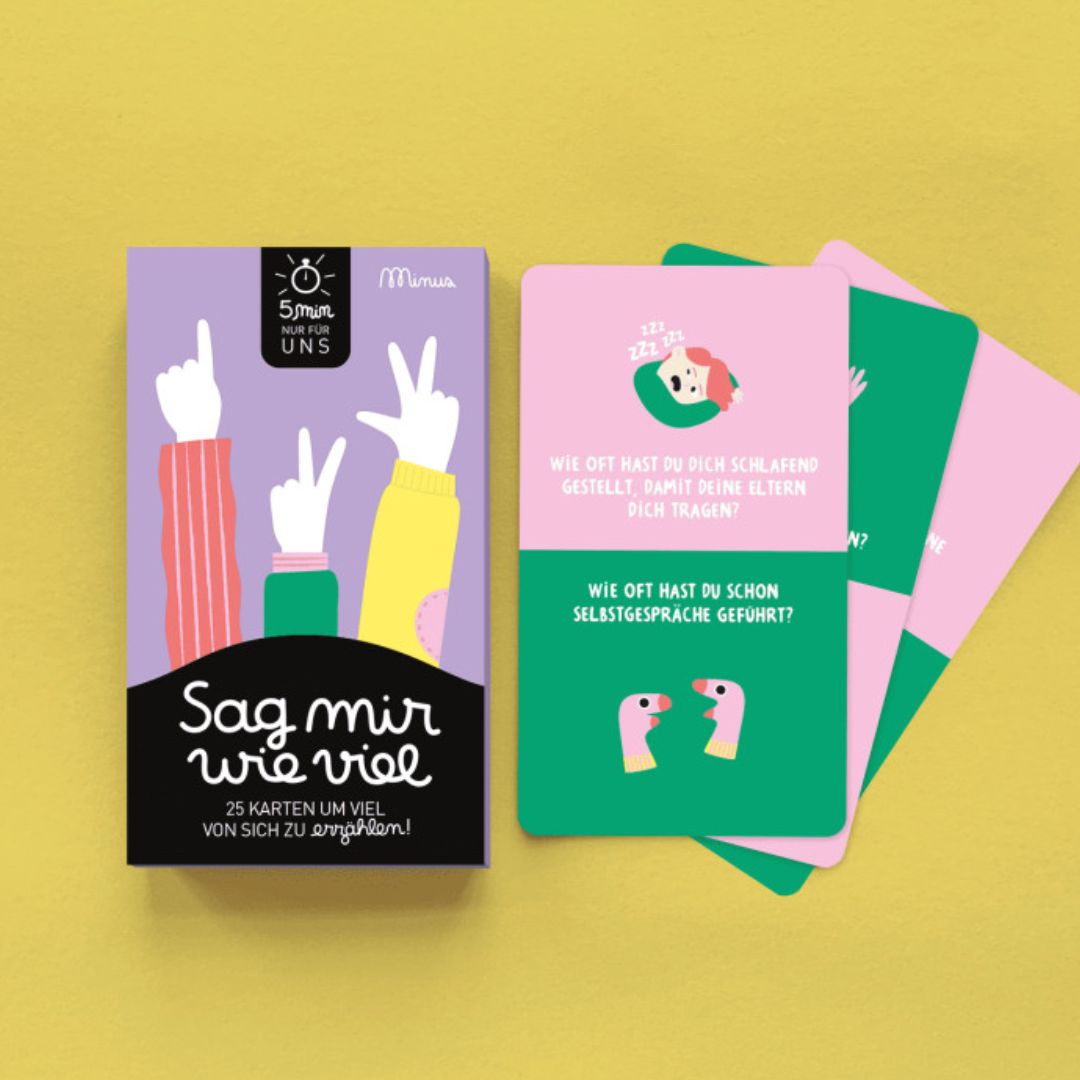 Fragenkartenspiel  'Sag mir wie viel'