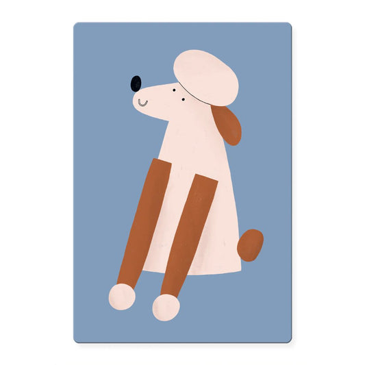 Frühstücksbrettechen 'Pudel'