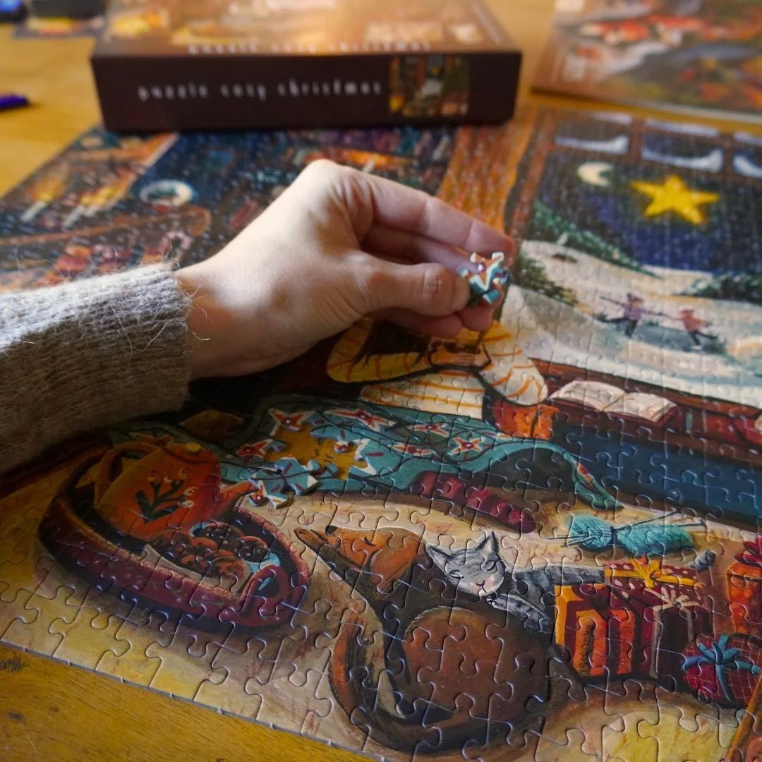 Gemütliches Weihnachtspuzzle 1000 Teile