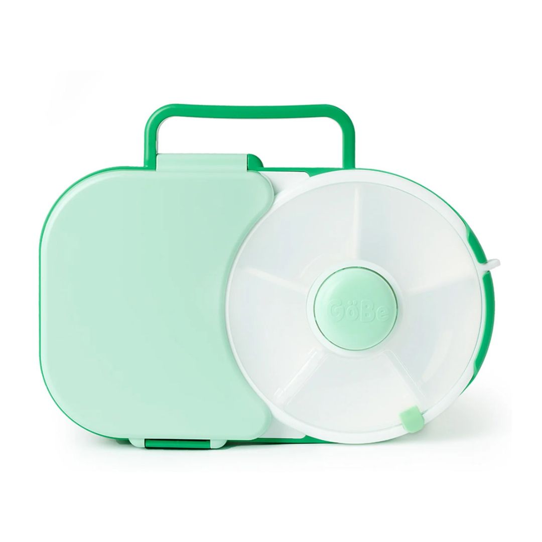 GoBe 2in1 Lunchbox & Snack Spinner Sticker Edition sage green