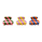 Haarspangen 3er Set 'Striped claw clips' 3cm