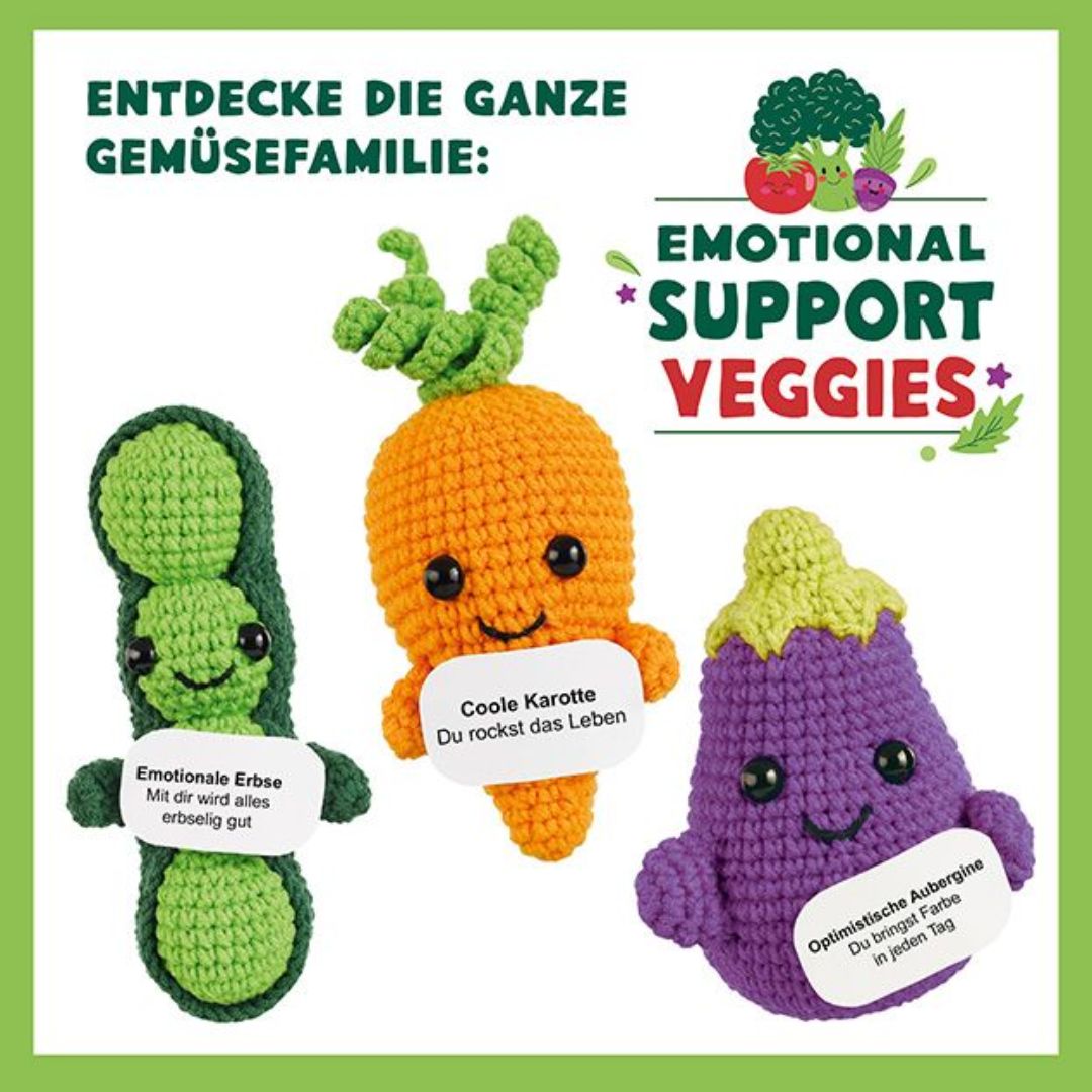 Häkelset 'Emotional Support Aubergine'