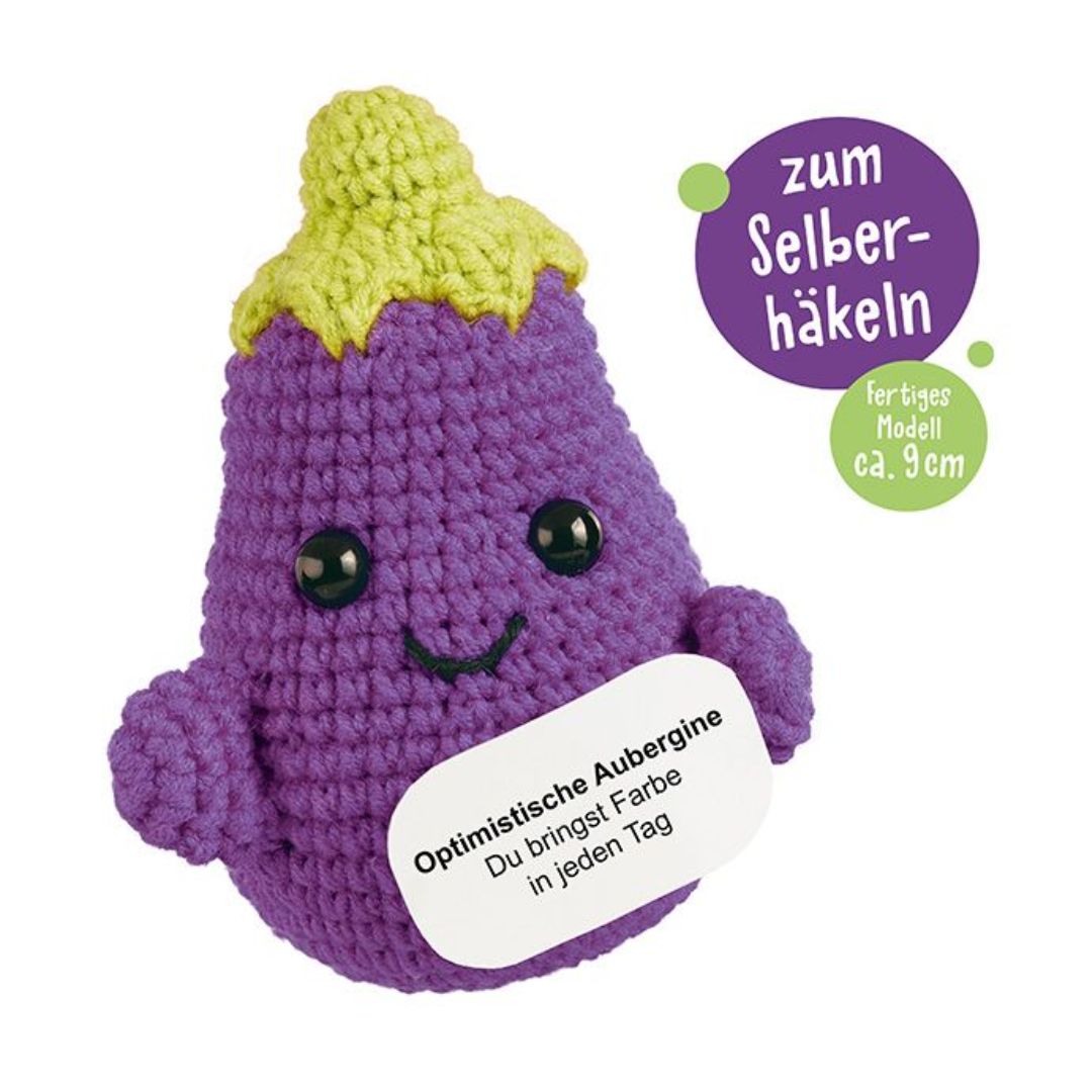 Häkelset 'Emotional Support Aubergine'