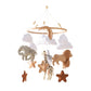 Handgefertigtes Baby-Mobile 'Safari' | Filz & Holz