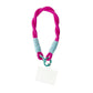 Handy Telefonband "kurz" pink/blau