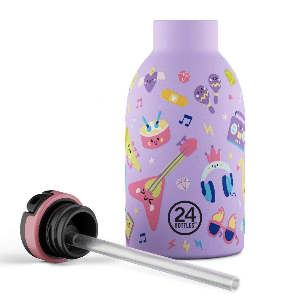 Isolierte Edelstahlflasche für Kinder 'Musikfreunde' 330 ml