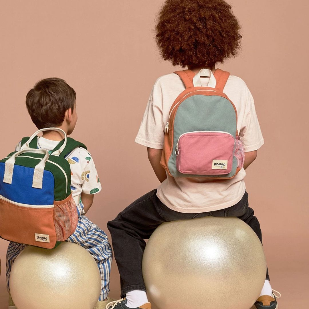 Kinder Rucksack Tricolor 'Romy' salbei