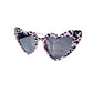 Kinder Sonnenbrille Herzdesign Leopard rosa