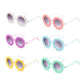 Kinder Sonnenbrille 'Flowers' rund verschied. Farben