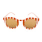 Kinder Sonnenbrille 'Classic Stripes' rosa/terracotta