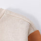 Sweatshirt Colorblock mit Brusttasche 'Beary Funny'