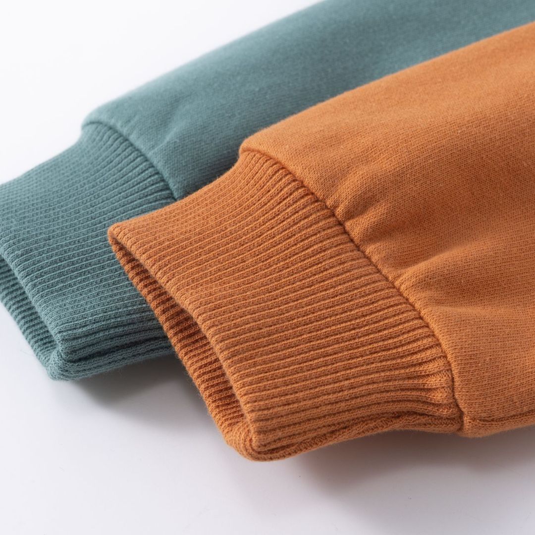 Sweatshirt Colorblock mit Brusttasche 'Beary Funny'
