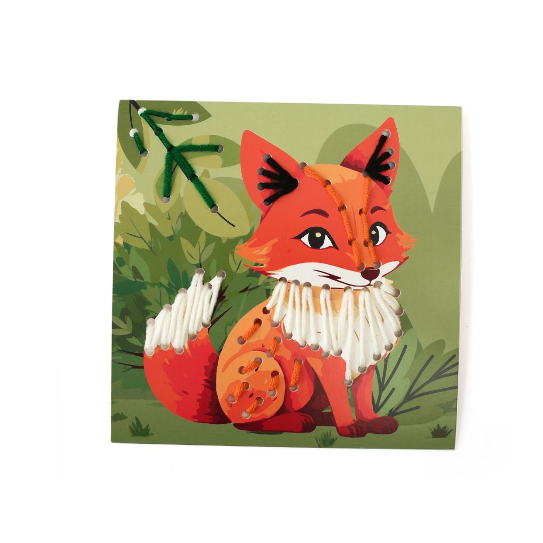 Stickkarten 'Im Wald'
