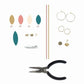 Kreativset Atelier de Bijoux 'DIY Set Lederbänder' 12+