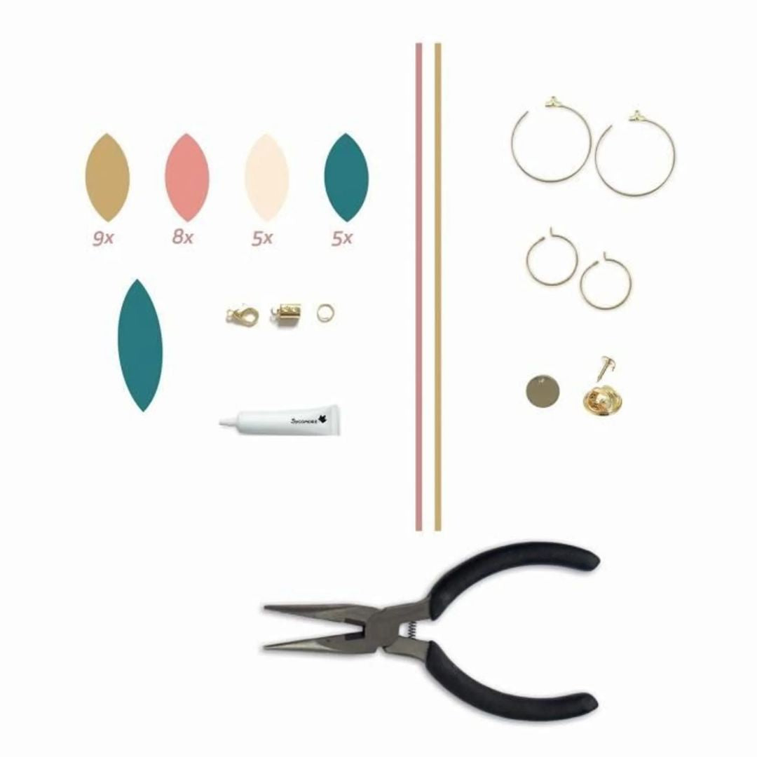 Kreativset Atelier de Bijoux 'DIY Set Lederbänder' 12+