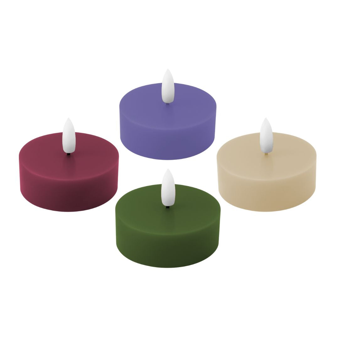 LED Teelicht-Set Nora 4er-Set