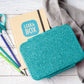 LEKKABOX Lunchbox mit 4 Fächern 'Glamour' aqua