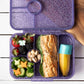 LEKKABOX Lunchbox mit 4 Fächern 'Glamour' purple