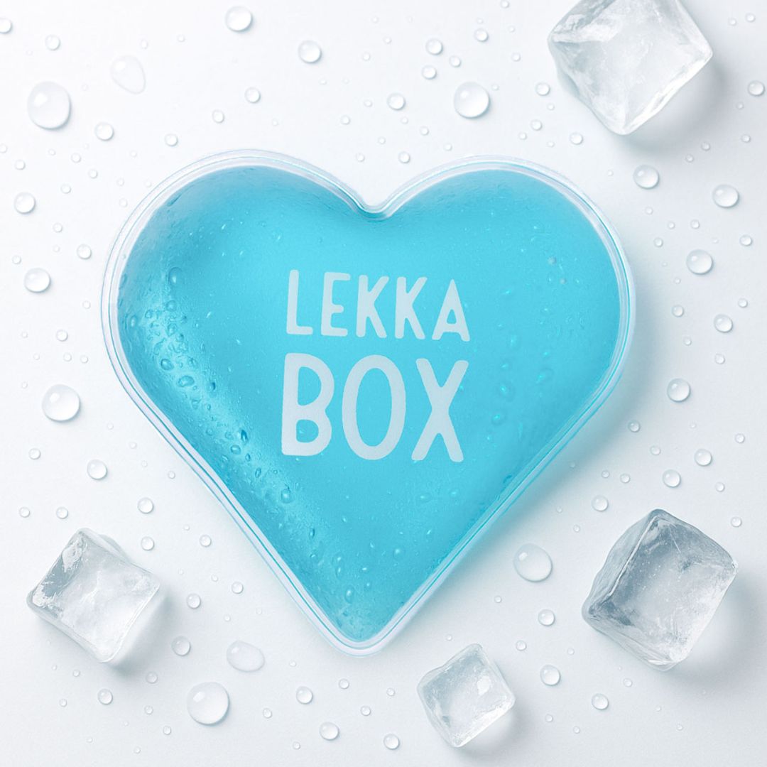 LEKKABOX Mini Kühlakku für Kühltaschen 'Herz'