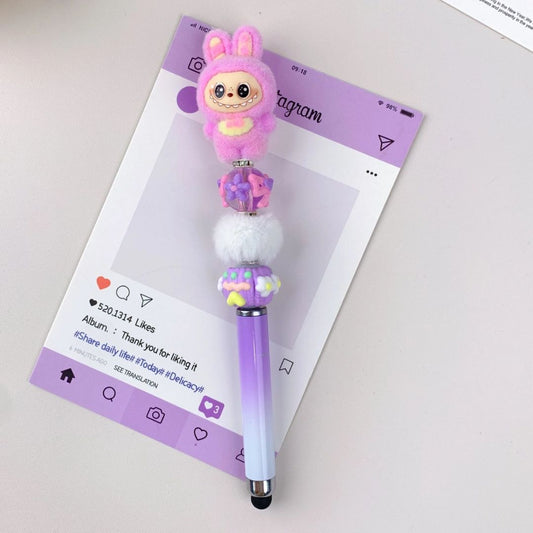Labubu 2-in-1 Stylus & Kugelschreiber pink/lila