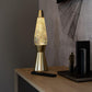 Lavalampe Glitzer Magie gold
