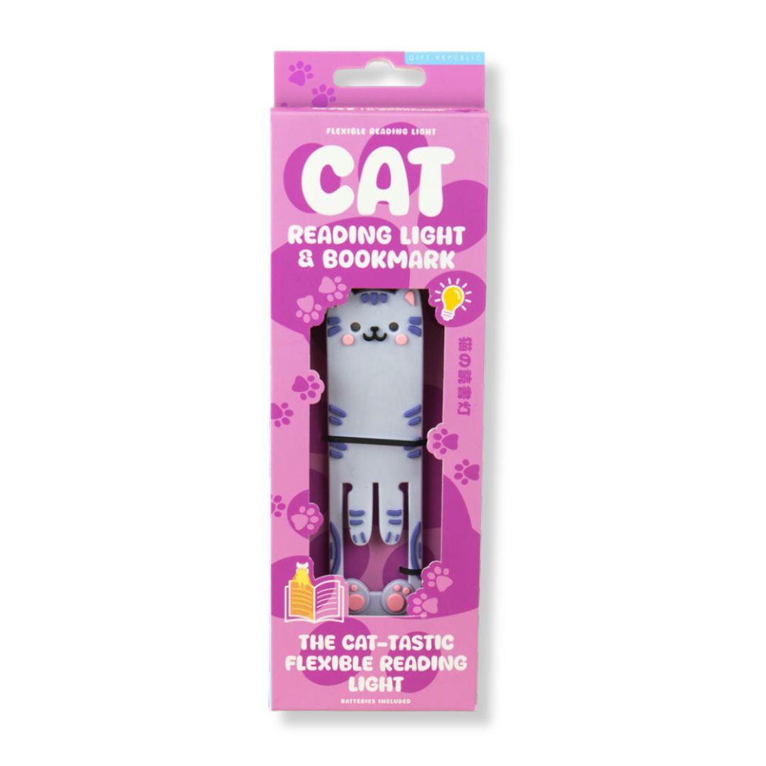 Lesezeichen und Leselicht 'Katze'