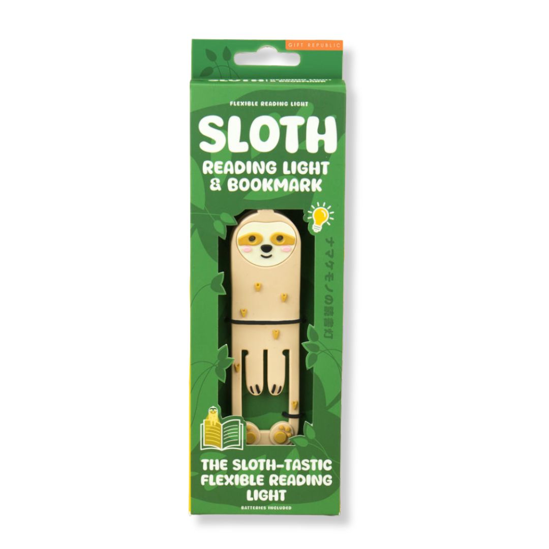 Lesezeichen und Leselicht 'Faultier'