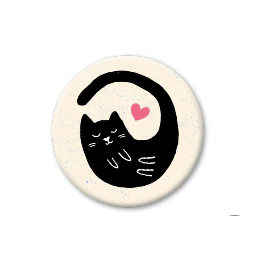 Mini Magnet 'Little Black Cat'