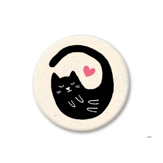 Mini Magnet 'Little Black Cat'