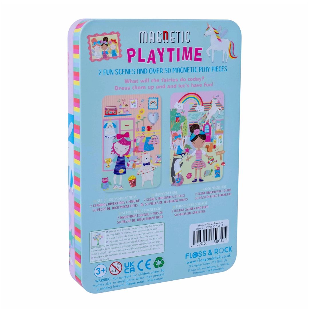 Magnetische Spielzeit Dose 'Regenbogenfee'