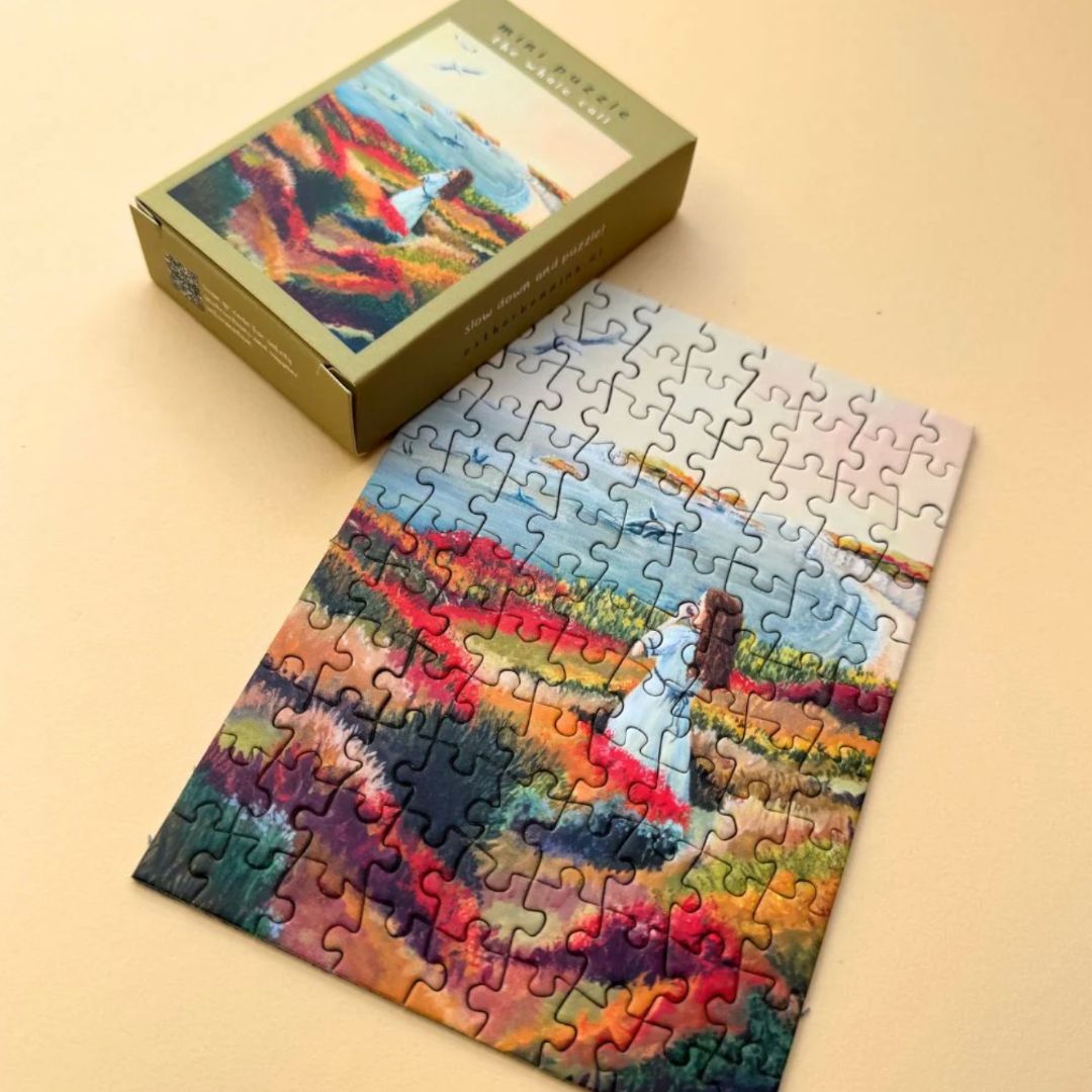 Mini-Puzzle 'Walgesang am Meer' 99 Teile