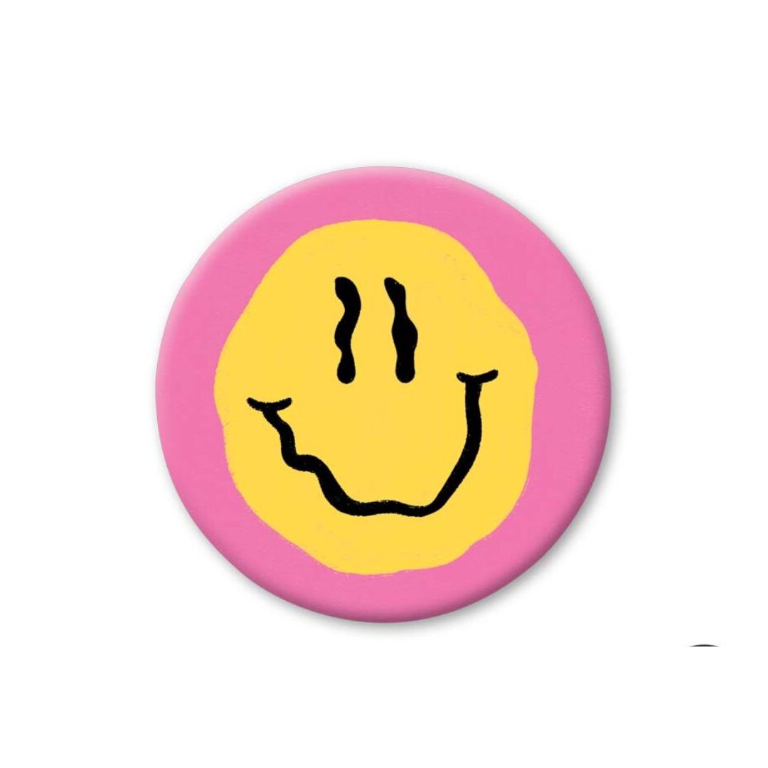 Mini Magnet 'Crazy Smiley'