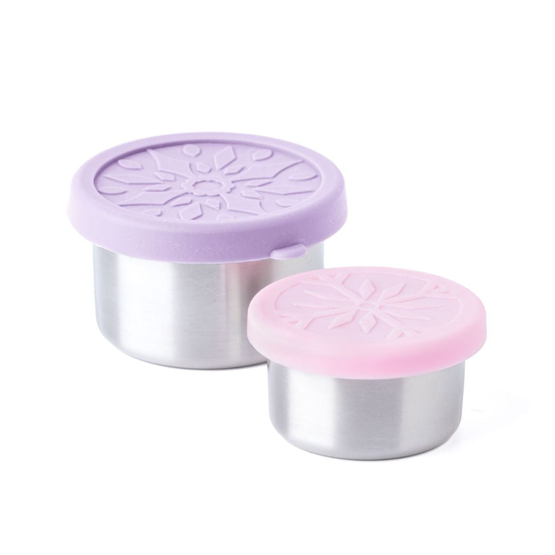 LEKKABOX Mini Soßen Behälter 2er Set 'Dipper' lavendel