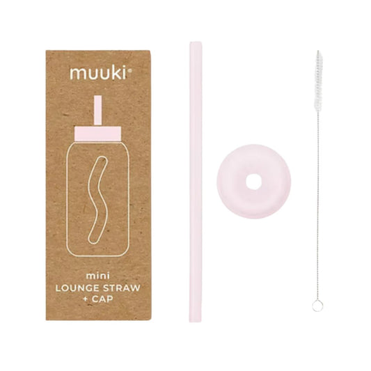 Mini Trinkhalm + Cap für Trinkflasche 500 ml marshmallow
