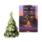 Minikarte Weihnachten 'Weihnachtsbaum' 2in1 Karte & Geschenk in einem