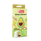 Mosaik Sticker Set aus Diamanten 'Avocado'